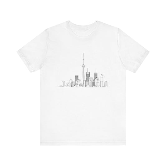 Toronto Skyine - Line Art T-Shirt