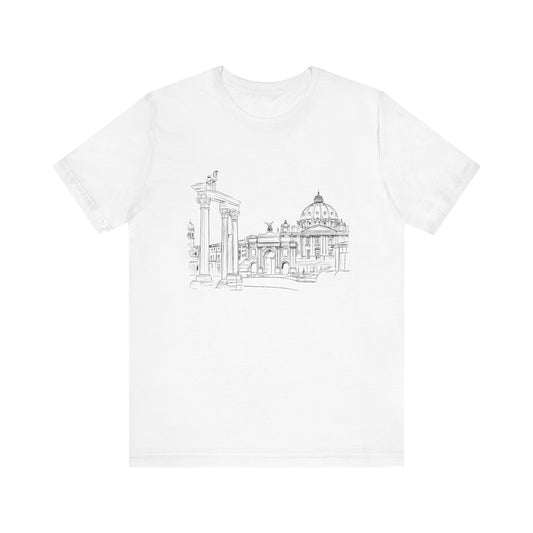 Rome  - Line Art T-Shirt